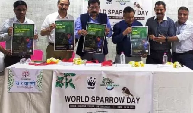 world sparrow day 2023 in udaipur by green peepal society