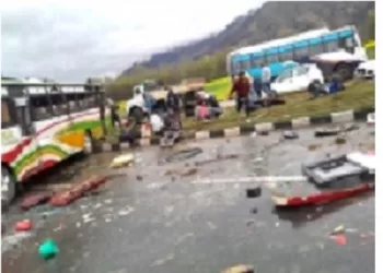पुलवामा में बस पलटने से बिहार के चार लोगों की मौत