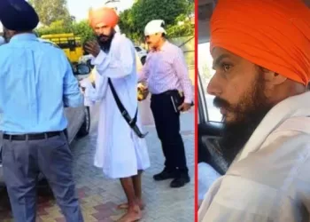 amritpal singh arrested by punjab police from rodewal gurudwara moga