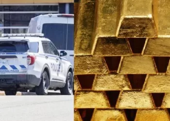 world biggest gold heist from toronto airport canada gold container take away -1