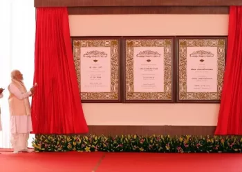 PM Narendra modi inaugurates new parliament building