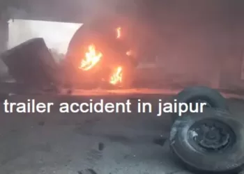 trailer accident in jaipur