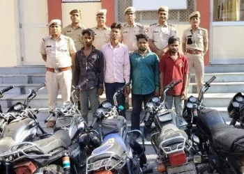 udaipur police bust vehicle theft gang arrest five accused 16 bikes seized