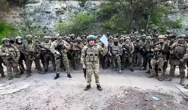 Private Army Wagner Group rebels in Russia