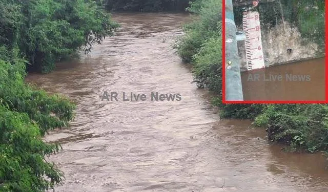 udaipur sisarma river running on 4 feet rain update udaipur