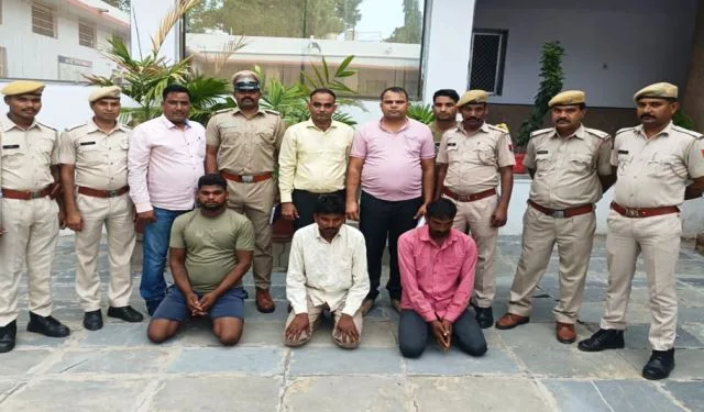 udaipur police arrest three accused of interstate thieves gang