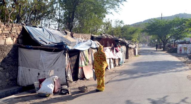 udaipur Collector Arvind Poswal visited Badgaon school
