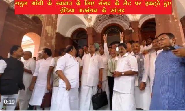 Rahul Gandhi reaches Parliament House after 137 days -1