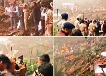 shimla shiv temple collapsed in landslide heavy rain -1