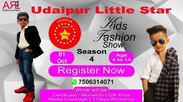 udaipur little star kids fashion show