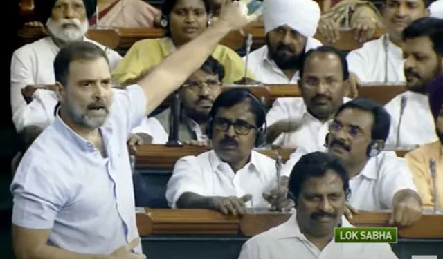 you murdered mother india in manipur rahul gandhi attacks on govt in loksabha