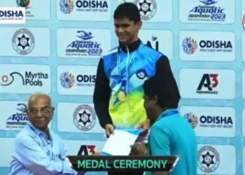 yug chelani from udaipur become junior india champion in National Junior-Sub-Junior Swimming Competition in Bhubaneswar -1