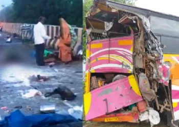 12 passengers died in bus trailer accident in bharatpur rajasthan -1