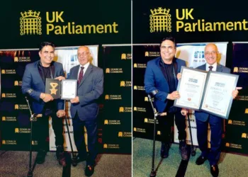 arth group ceo dr arvinder singh get honour in british parliament house of commons
