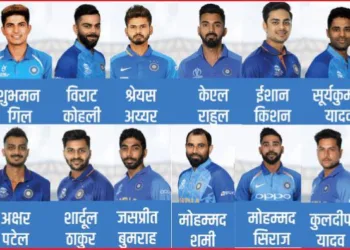 icc odi world cup 2023 squad india BCCI declares Team India squad captain rohit sharma