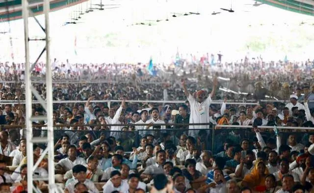 rahul gandhi in jaipur laid foundation stone on congress office jaipur