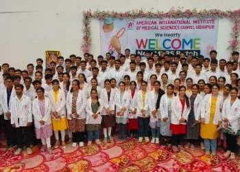 white coat ceremony american international institute of medical sciences udaipur