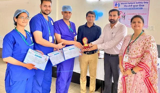 world patient safety day 2023 in gbh hospital udaipur