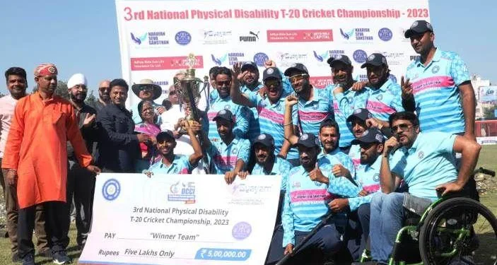 3rd national physical disability t20 cricket championship 2023 jammu team won the championship
