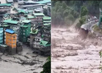 sikkim flood 23 army jawan missing after cloud burst in sikkim