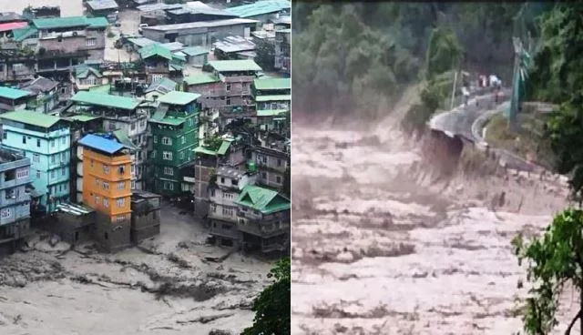 sikkim flood 23 army jawan missing after cloud burst in sikkim