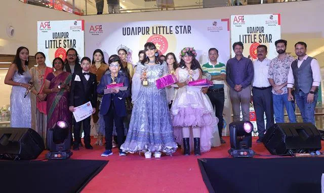 udaipur little star 2023 alina anaya and mansvi won the udaipur little star title kids fashion show contest
