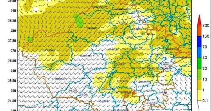 weather forecast rajasthan rain possibilities till 17 September