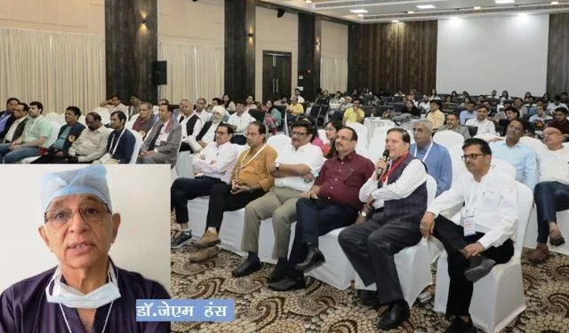 ENT national conference in pmch udaipur cochlear implant surgeon dr jm hans