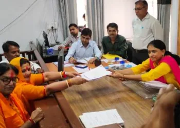 rajasthan election deependra kunwar file nomination for vallabhnagar seat janta sena randhir singh bhinder