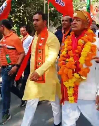Tarachand Jain BJP candidate filed nomination