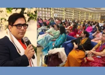 motivational speaker dr arvinder singh describes jain darshan three pillars in inner wheel club udaipur