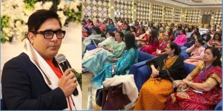 motivational speaker dr arvinder singh describes jain darshan three pillars in inner wheel club udaipur