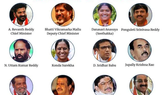 telangana cabinet revanth reddy take oath of chief minister of telangana