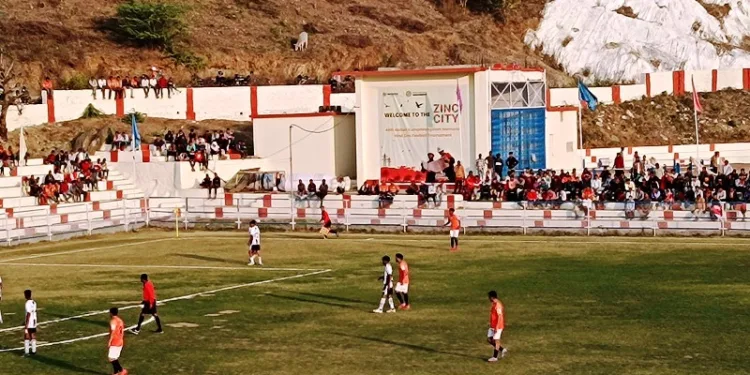 44 th All India Mohan Kumar Mangalam Hind Zinc Football Tournament in zinc city -1