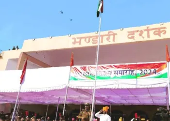 Republic Day Celebration Cabinet Minister Kharadi hoisted the flag in Udaipur