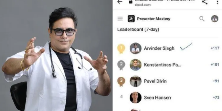 arth ceo dr arvinder singh won first position in global presentation master competition