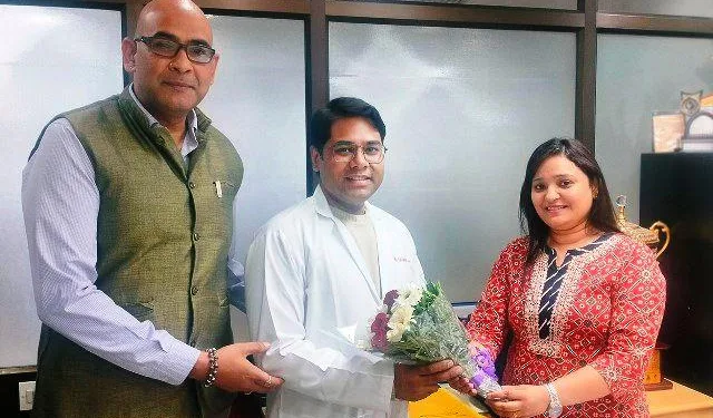 gbh american hospital Dr. Gaurav Jain get training of arthroscopic and joint replacement from France