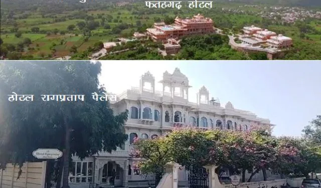 income tax raid on radisson blu udaipur, fatehgarh and rampratap palace in udaipur,