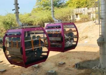 neemach mata temple ropeway starts in udaipur governor gulab chand kataria inaugrates