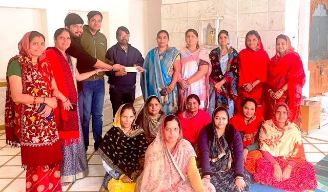 rajasthan samaj seva sansthan charbhuja mahila mandal badgaon