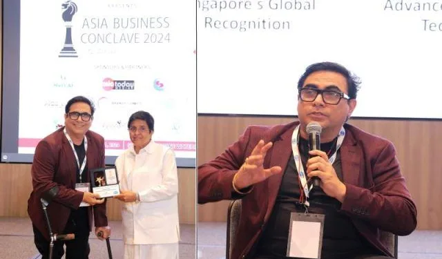 global mastermind award to dr arvinder singh arth ceo in Singapore asian business conclave