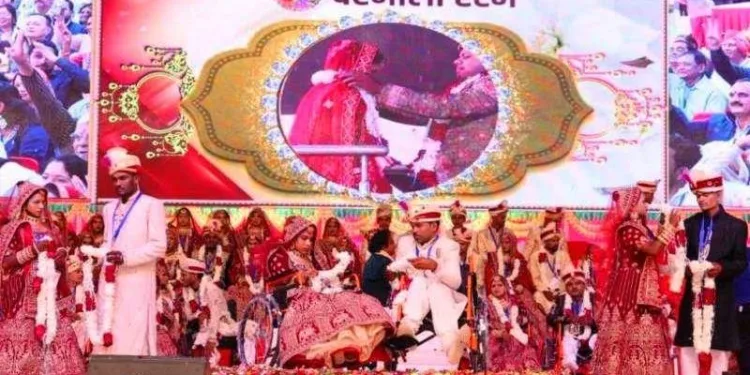 narayan seva sansthan 41th divyang nirdhan samuhik vivah