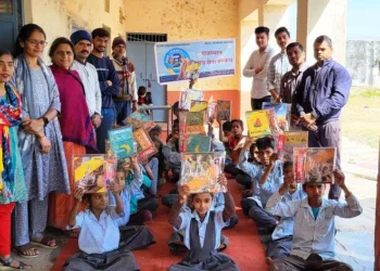 rajasthan samaj seva sansthan stationery distribution campaign