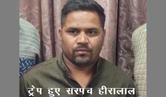 udaipur acb arrest sarpanch umarda for taking bribe