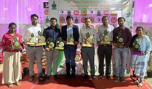 Hindustan Zinc 8 mines won 24 awards in the 34th Mine Environment and Mineral Conservation Week