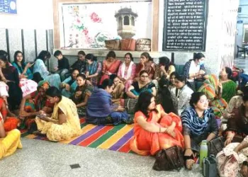 Protest in mlsu udaipur al live news