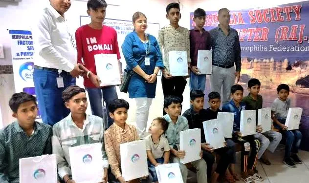 Health camp organized for hemophilia patients