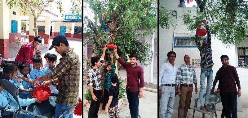 parinda vitaran abhiyan rajasthan samaj seva sansthan udaipur