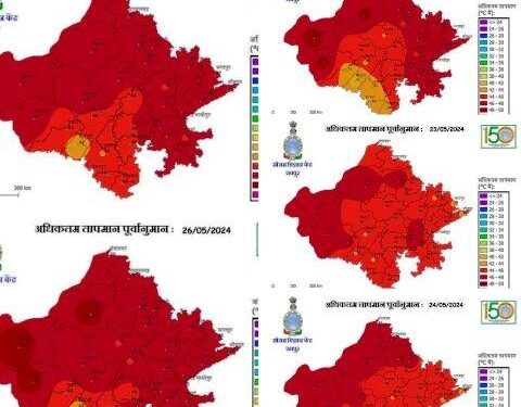 heat wave alert in udaipur and rajasthan