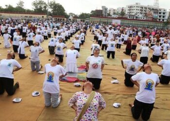 10th International Yoga Day celebrated in Udaipur